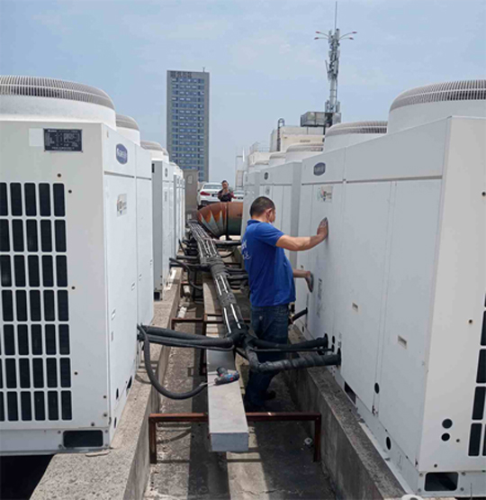 白城市中央空调制热和不制冷系统维修方法